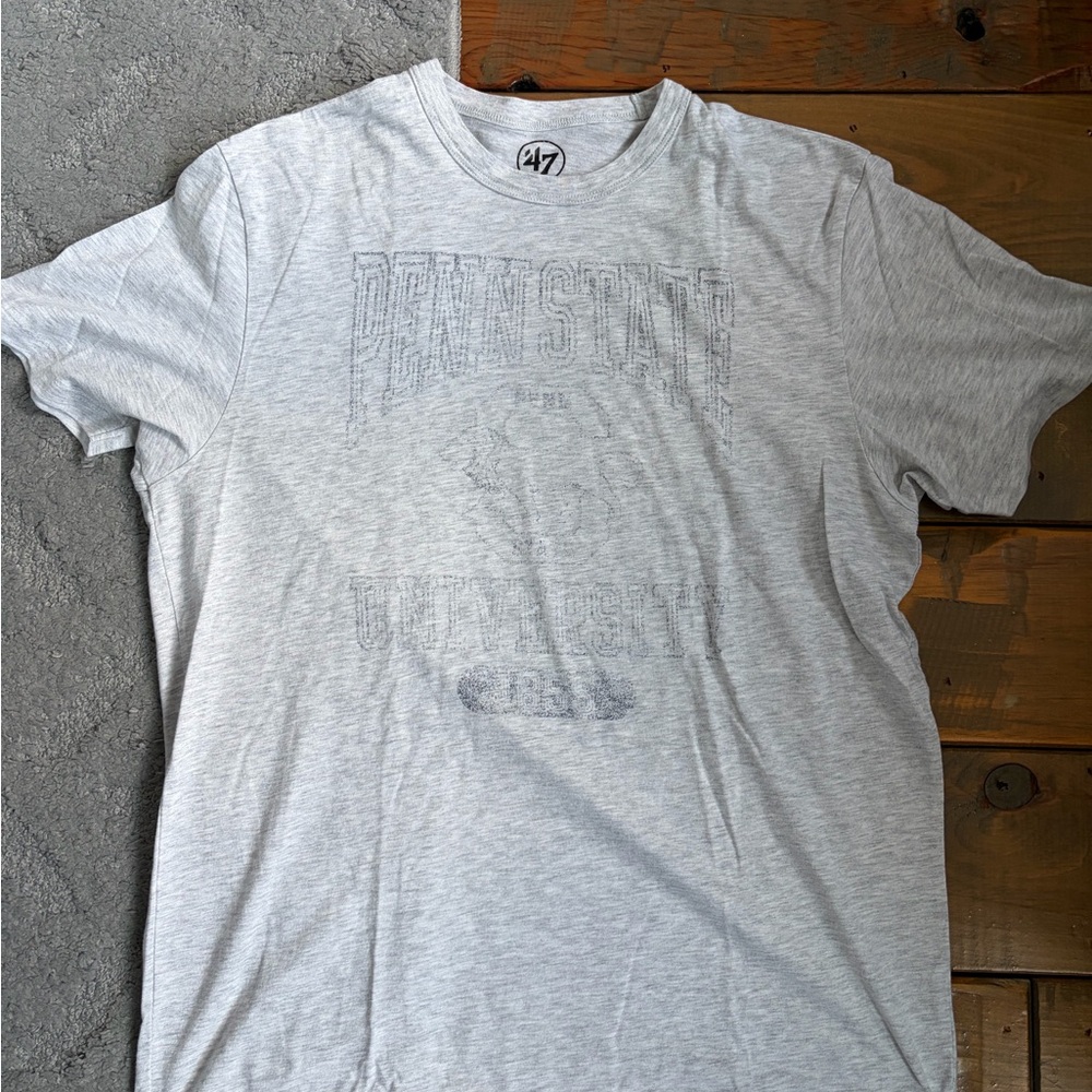 47 Brand Penn State Light Gray Faded Men's Short Sleeve Tee